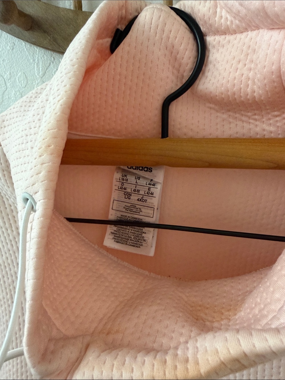 Adidas Pink Intuitive Warmth Pullover Sweater Large - Picture 4 of 5